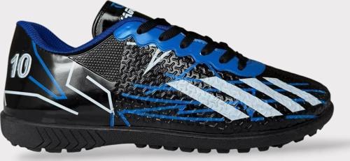 Erkek Futbol Halı Saha Ayakkabısı MAVİ - SİYAH
