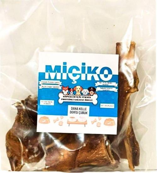 Zengin Proteinli Dana Kelle Derisi Köpek Ödülü 100Gr