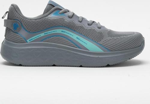 Erkek Triko Sneaker Rahat Hava Alabilen Kokusuz Spor Ayakkabı GRİ