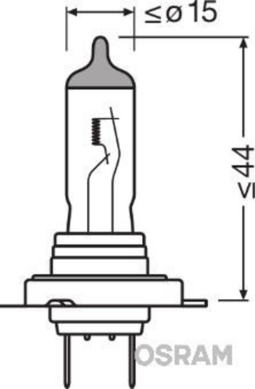 12V H7 55W Halojen Ampul