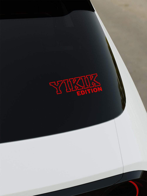 Yıkık Edition Sticker - Kırmızı - Kırmızı