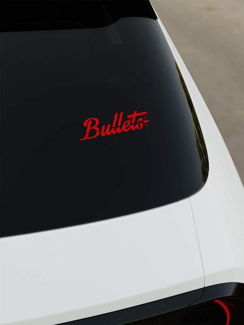 Bullets Sticker - Kırmızı - Kırmızı