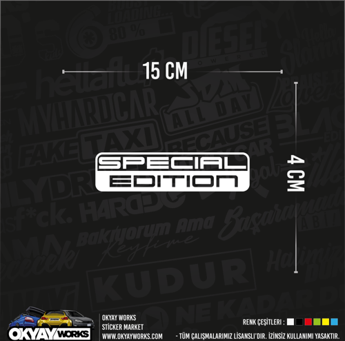 Special Edition Sticker - Sarı
