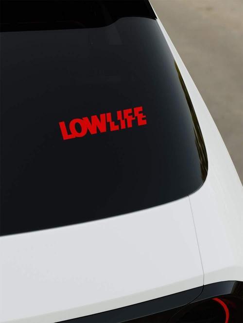 Low Life Sticker - Kırmızı - Kırmızı