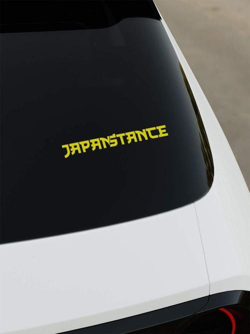 Japan Stance Sticker - Sarı - Sarı