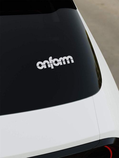 Onform Sticker - Beyaz - Beyaz