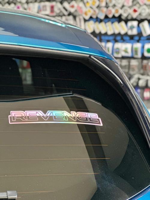 Revenge Hologram Sticker