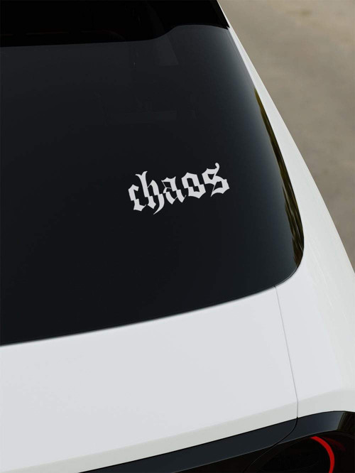 Chaos Sticker - Sarı