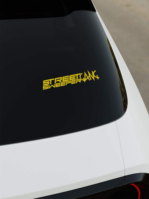 Street Wheeper Sticker - Sarı - Sarı