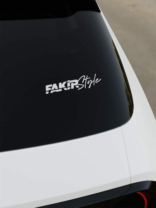Fakir Style Sticker - Beyaz - Beyaz