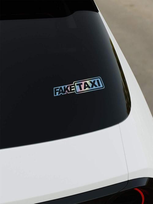 Fake Taxi Sticker - Hologram - Hologram