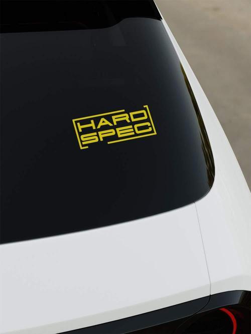 Hard Spec Sticker - Sarı - Sarı