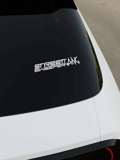 Street Wheeper Sticker - Beyaz - Beyaz
