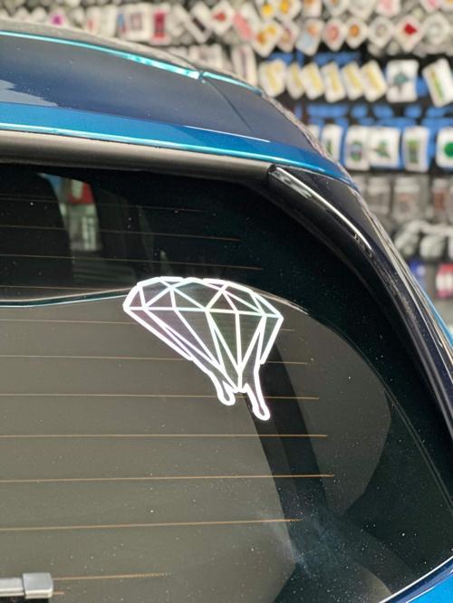 Elmas Hologram Sticker
