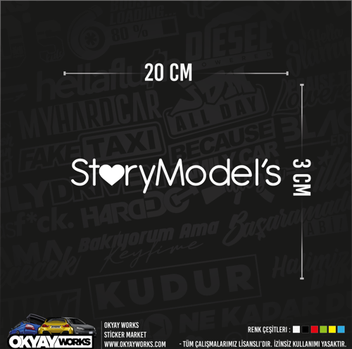 Storymodels Sticker - Sarı