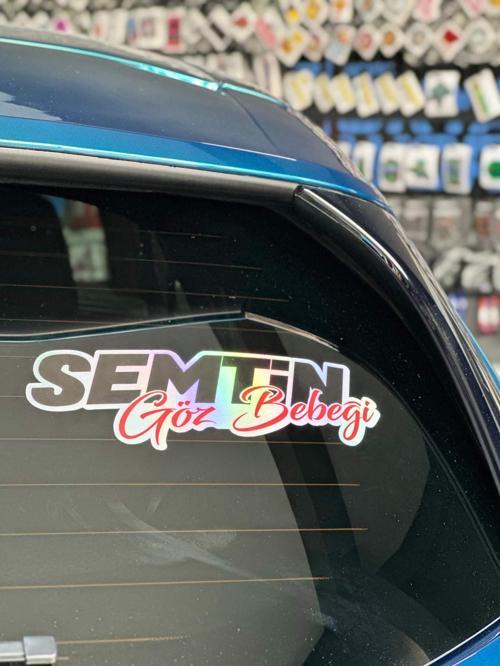 Semtin Göz Bebeği Hologram Sticker