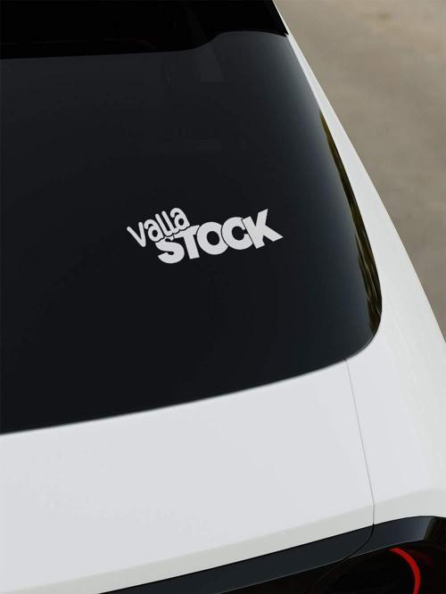 Valla Stock Sticker - Beyaz