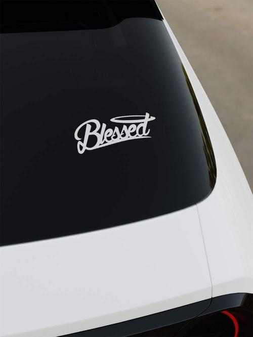 Blessed Sticker - Beyaz