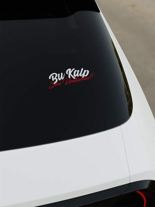 Bu Kalp Seni Unuturmu Sticker - Beyaz - Beyaz