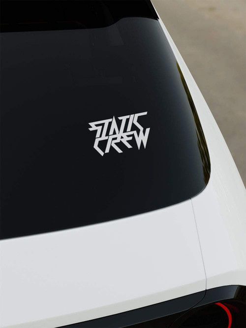Static Crew Sticker - Beyaz - Beyaz