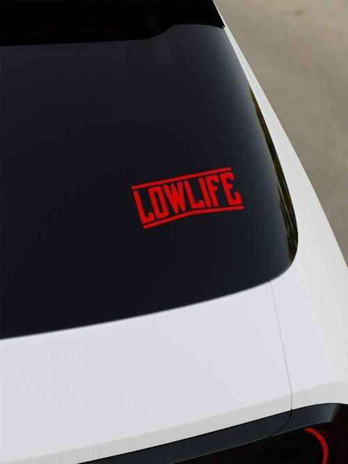 Low Life Sticker - Kırmızı - Kırmızı