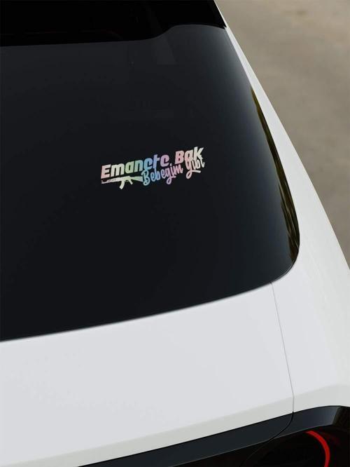 Emanete Bak Bebeğim Gibi Sticker - Hologram - Hologram