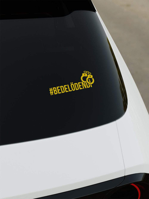 Bedel Ödendi Sticker - Sarı - Sarı