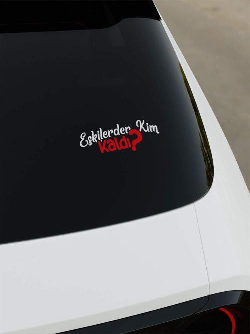 Eskilerden Kim Kaldı Sticker - Hologram