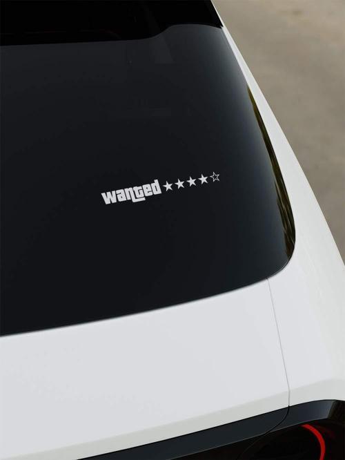 Wanted Sticker - Hologram