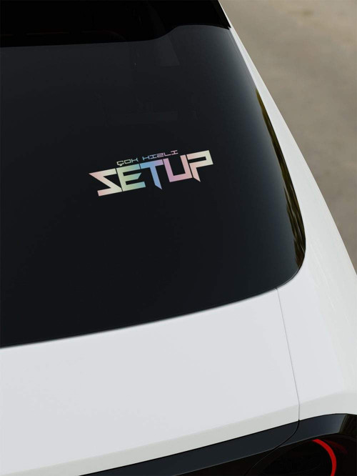 Çok Hızlı Setup Sticker - Hologram - Hologram