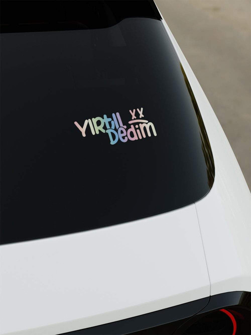 Yırtıl Dedim Sticker - Hologram - Hologram