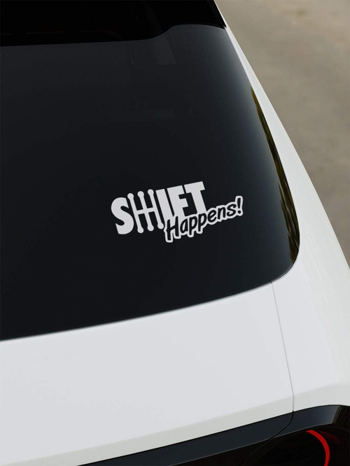 Shit Happnes Sticker - Kırmızı