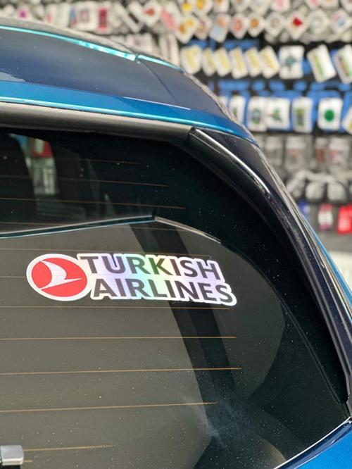 Turkish Airlines Hologram Sticker