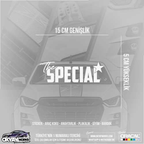 The Special Sticker - Kırmızı