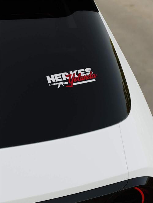 Herkes Yolunda Sticker - Kırmızı