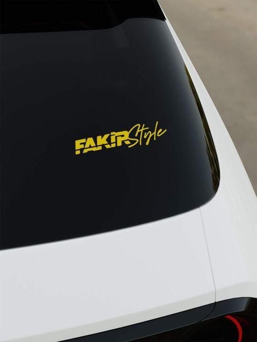 Fakir Style Sticker - Sarı - Sarı