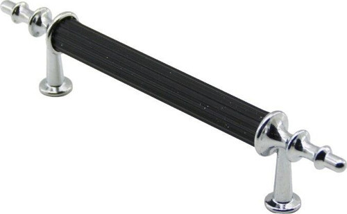 10 ADET KROM - SİYAH BORU KULP 9.6CM (2818)