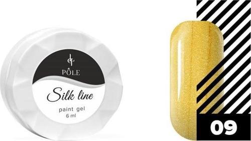 Jel boya & Nail art/dizayn Silk line 09 altın 6 ml. Örümcek ağı
