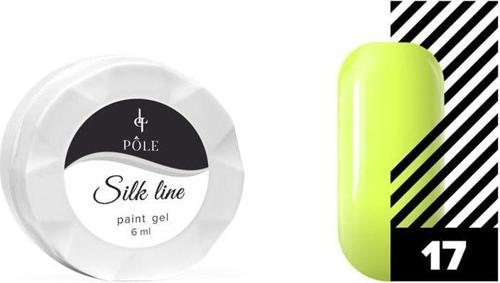 Jel boya & Nail art/dizayn Silk line 17 neon sarı 6 ml.
