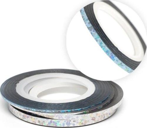 Nail art Yapışkan şerit 1metre Mavi Holography ince - 901837