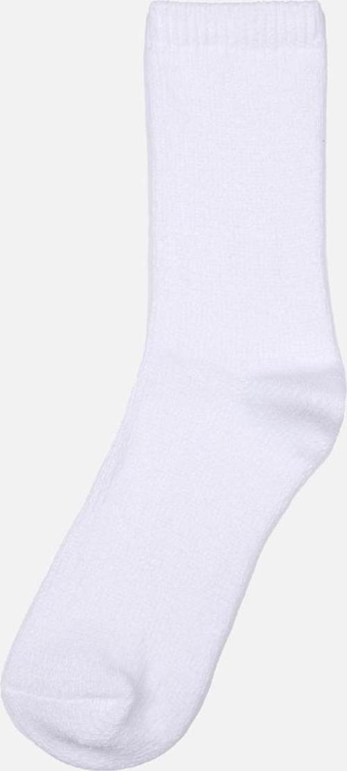 Kadın Ekru Düz Çorap