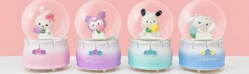 Kuromi Işıklı Kar Küresi 9 Cm Alk3398