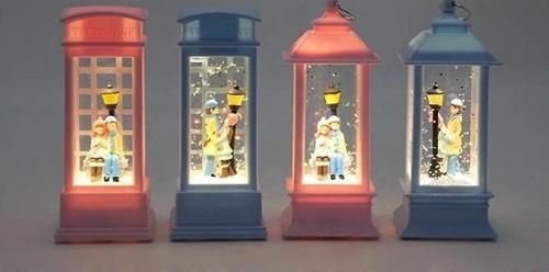 Kış Masalı Işıklı Kar Küresi Alk3394