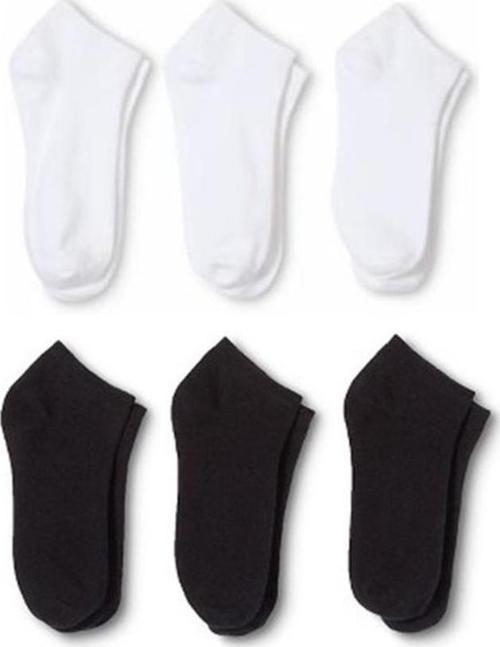 6 Çift Erkek Kısa Patik Spor Çorabı Pamuk Terletmez Koku Yapmaz Görünmez Çorap
