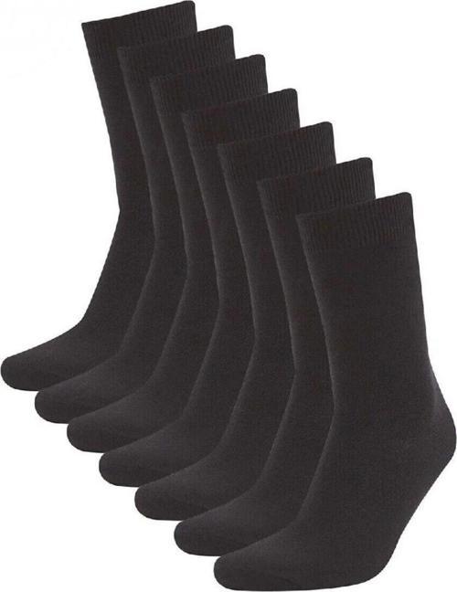 7 Çift Erkek Günlük Klasik Pamuk Çorap Koku Yapmaz Terletmez