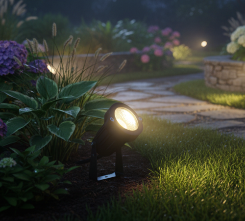 KAZIKLI ÇİM ARMATÜRÜ — KBA747 / 7W / 700 Lümen / IP65 - MAVİ