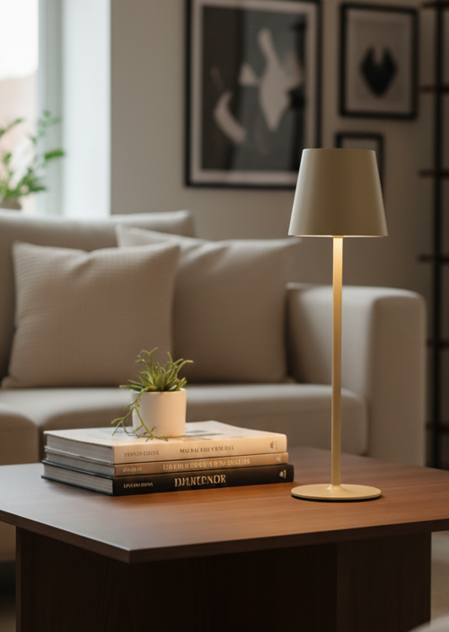 3 Fonksiyonlu Masa Lambası – KML114 (Dokunmatik Sensörlü) - SARI