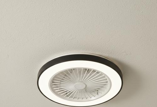 KCF297 MODERN TAVAN VANTİ 15W 19"LEDLİ MODERN VANTİLATÖR - Beyaz