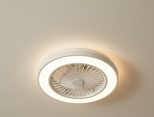 KCF298 MODERN TAVAN VANTİ 15W 19"LEDLİ MODERN VANTİLATÖR - Beyaz