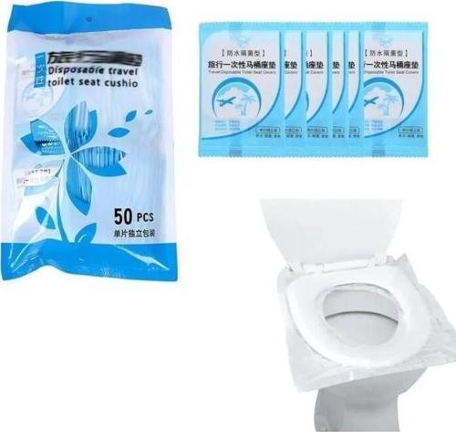 50 Adet Kullan At Klozet Kapağı Poşeti